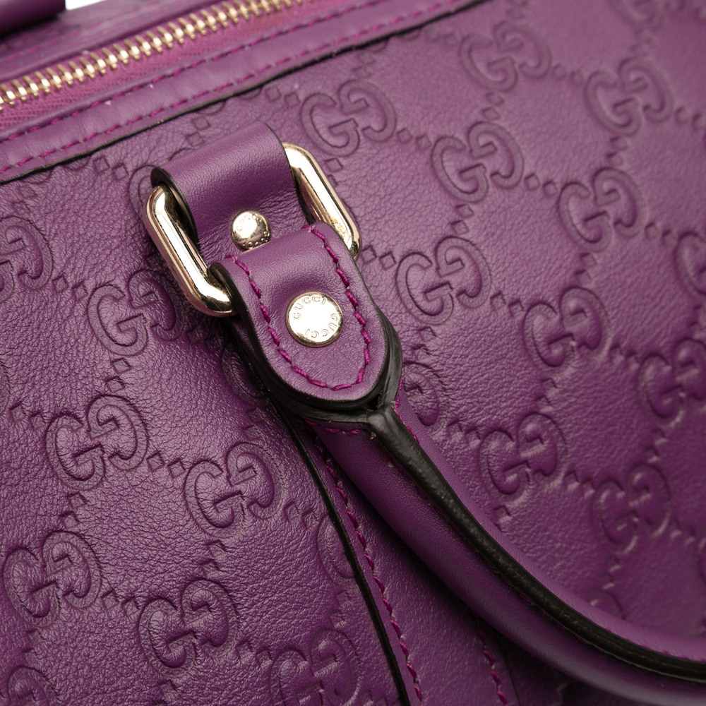Pre-Loved Gucci Medium Guccissima Joy Boston Bag - Picture 9 of 11